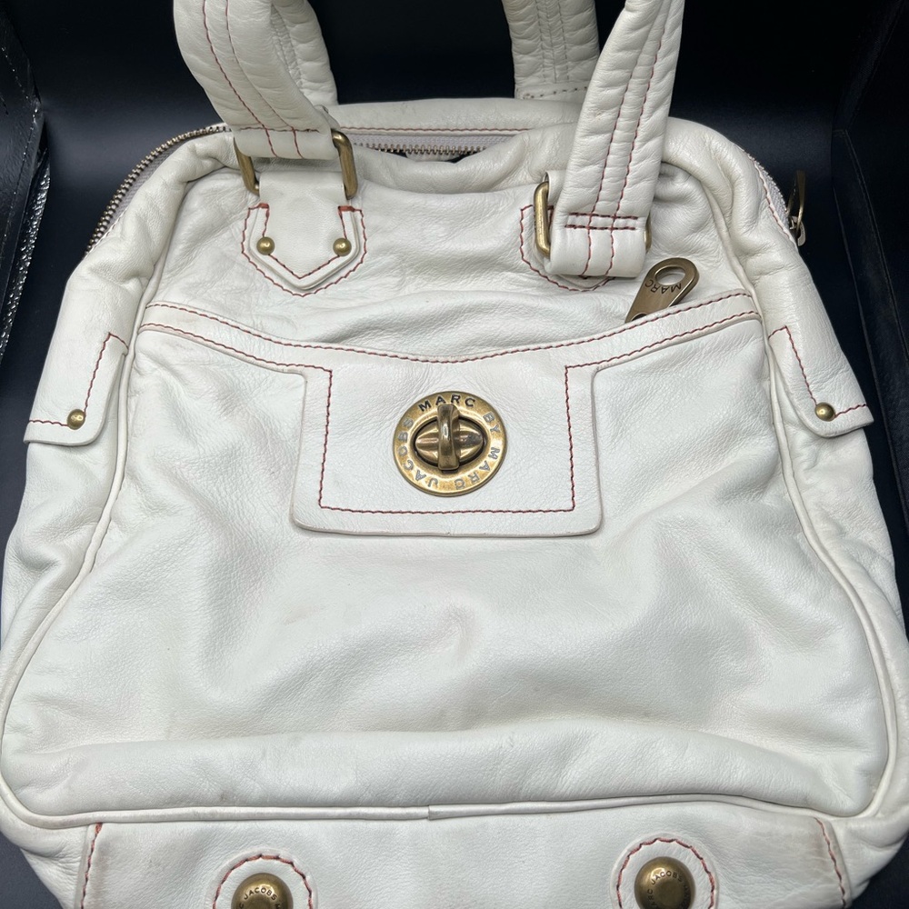 Marc Jacobs  Leather Designer Tote Bag